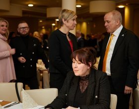 Kateřina Neumannová, česká olympionička a Jan Smigmátor, český swingový zpěvák (50)